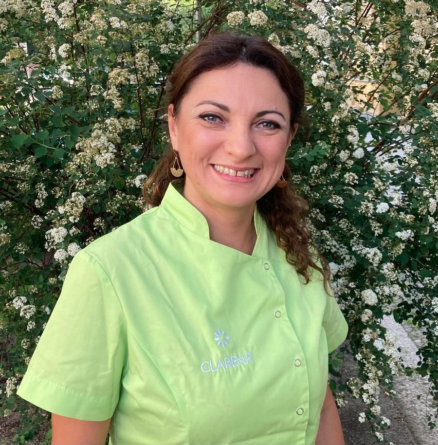 Maria Augusta Fölsener in ihrem Kosmetikstudio