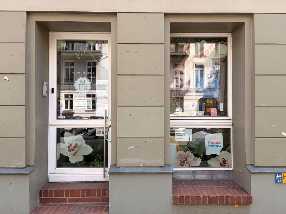 Studio-Schaufenster in der Tieckstraße